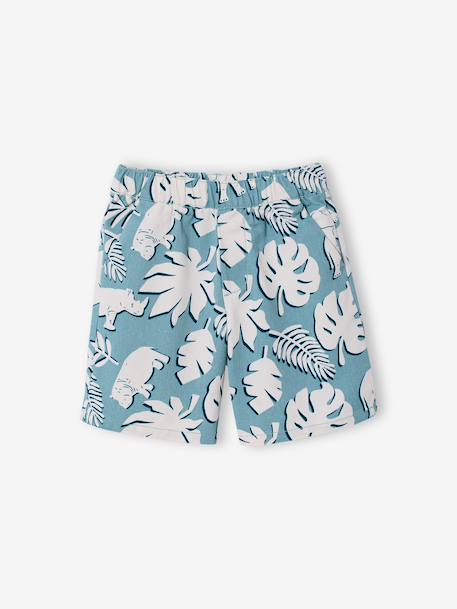 Ensemble t-shirt short garçon coton écru - vertbaudet enfant 