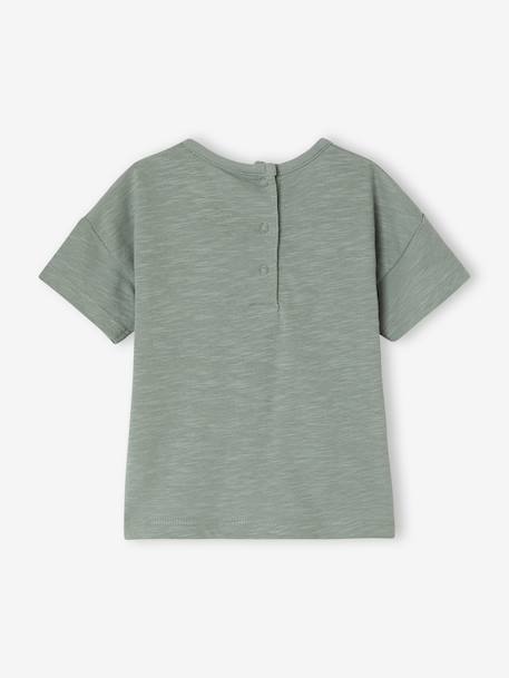 T-shirt bébé garçon manches courtes vert sauge - vertbaudet enfant 