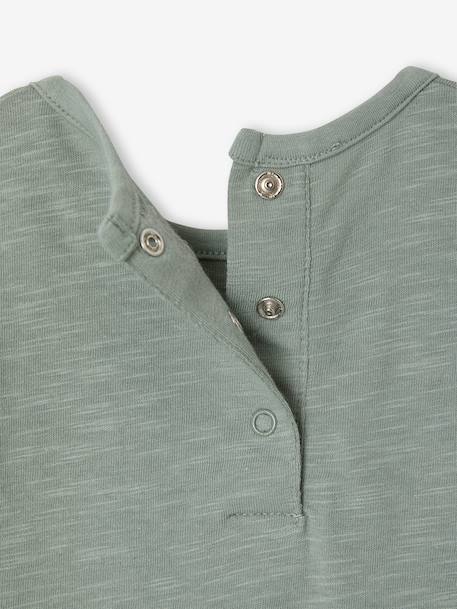 T-shirt bébé garçon manches courtes vert sauge - vertbaudet enfant 