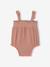 Barboteuse bretelles coton argile - vertbaudet enfant 