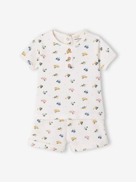 Lot 2 pyjashorts coton bio tomette - vertbaudet enfant 