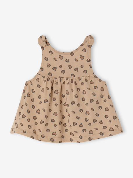 Lot 2 débardeurs coton bio corail - vertbaudet enfant 
