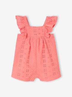 -Combishort babymeisje met borduurwerk