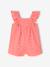 Combishort bébé fille broderie bleu électrique+rose bonbon - vertbaudet enfant 