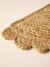 Halve maanvormig jute voerbakmatje beige - vertbaudet enfant 