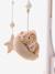 Mobile musical tissu et velours beige - vertbaudet enfant 