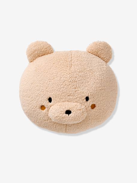 Muurdecoratie teddybeer bouclé beige - vertbaudet enfant 