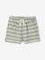 Short bébé garçon nid abeille rayé blanc - vertbaudet enfant 