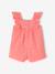 Combishort bébé fille broderie bleu électrique+rose bonbon - vertbaudet enfant 
