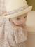 Strohoed babymeisje lint zandbeige - vertbaudet enfant 