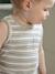 Débardeur bébé garçon rayé coton bio rayé blanc - vertbaudet enfant 