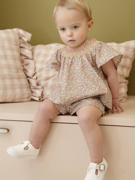Bébé-Ensemble bébé fille blouse + short