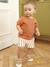 Set met short en T-shirt om te personaliseren hazelnoot+saliegroen - vertbaudet enfant 