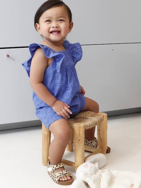 Bébé-Combishort bébé fille broderie