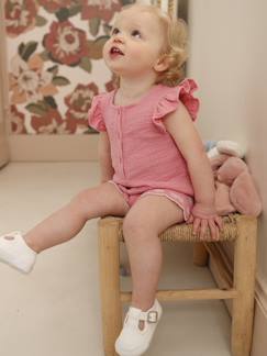 -Combinaison courte bébé fille 