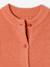 Gilet fille maille fine mousseuse corail+gris chiné+pivoine - vertbaudet enfant 