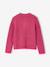 Gilet fille maille fine mousseuse corail+gris chiné+pivoine - vertbaudet enfant 