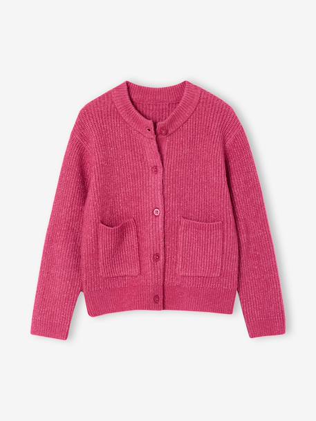 Fille-Gilet fille maille fine mousseuse