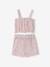 Ensemble short fille gaze coton blanc imprimé - vertbaudet enfant 