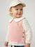 Pull bébé sans manches écru+marine+rose poudré - vertbaudet enfant 