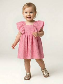 -Robe bébé fille broderie anglaise
