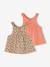 Lot 2 débardeurs coton bio corail - vertbaudet enfant 