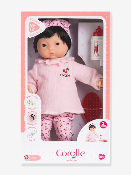 Bébé Calin Nina 30 cm rose - vertbaudet enfant 