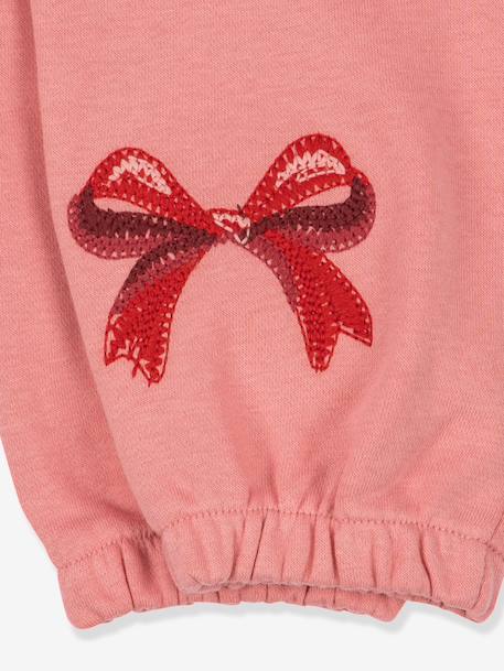 Pantalon de survêtement nœuds rose - vertbaudet enfant 