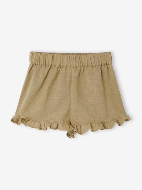 Ensemble bébé fille 3 pièces coton kaki - vertbaudet enfant 