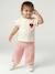 T-shirt manches courtes bébé fille écru - vertbaudet enfant 