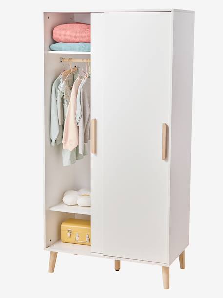 Armoire enfant 2 portes ASPEN blanc - vertbaudet enfant 