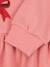 Robe sweat évasée blanc+rose - vertbaudet enfant 