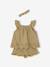 Ensemble bébé fille 3 pièces coton kaki - vertbaudet enfant 