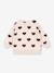 Sweat col rond blanc+rose - vertbaudet enfant 