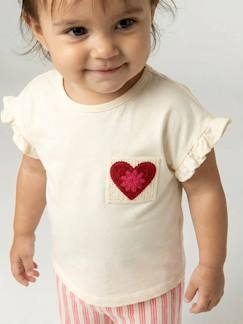 -T-shirt manches courtes bébé fille