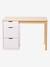 Bureau bois enfant avec tiroirs CHARLY blanc - vertbaudet enfant 