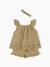 Ensemble bébé fille 3 pièces coton kaki - vertbaudet enfant 