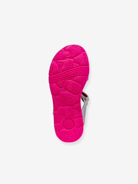 Sandales fille Joyfoot GEOX blanc+fuchsia - vertbaudet enfant 