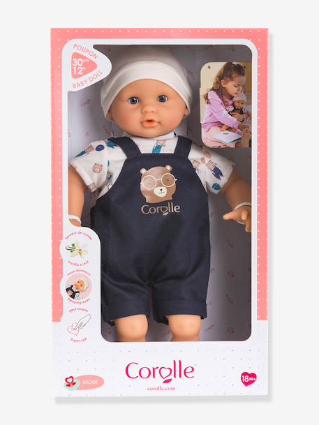 Bébé Calin Maël ourson bleu - vertbaudet enfant 