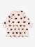 Robe sweat évasée blanc+rose - vertbaudet enfant 