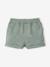 Set met short en T-shirt om te personaliseren hazelnoot+saliegroen - vertbaudet enfant 