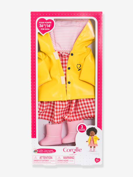 Poppenkoffer leve de regen 36 cm meerkleurig - vertbaudet enfant 