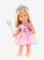 Coffret poupons princesse anniversaire 36 cm rose - vertbaudet enfant 