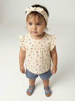 -Ensemble bébé fille T-shirt short bandeau