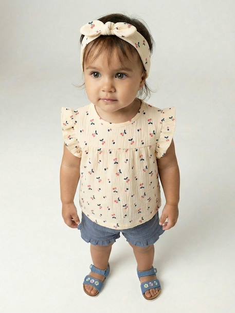 Bébé-Ensemble bébé fille T-shirt short bandeau
