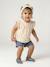 Ensemble bébé fille T-shirt short bandeau bleu ardoise - vertbaudet enfant 