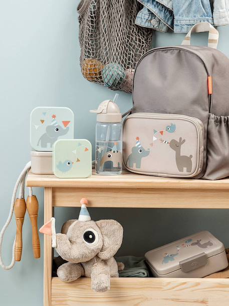 Gourde avec paille rétractable beige+bleu+blush+sable+vert - vertbaudet enfant 