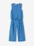 Ensemble pantacourt top denim léger bleu moyen - vertbaudet enfant 