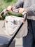 Sac de poussette matelassé sable+vert - vertbaudet enfant 
