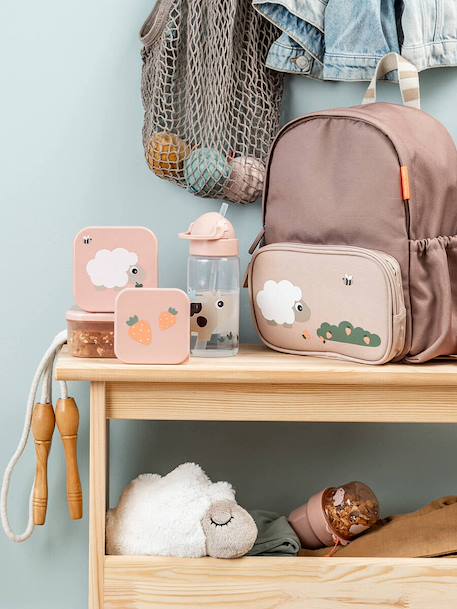 Gourde avec paille rétractable beige+bleu+blush+sable+vert - vertbaudet enfant 